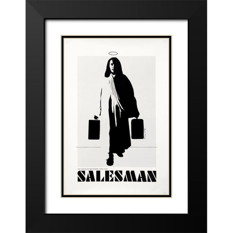 Salesman-1969 Black Modern Wood Framed Art Print with Double Matting by Vintage Hollywood Archive