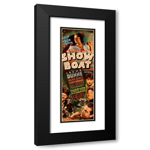 Show Boat-1936 Black Modern Wood Framed Art Print with Double Matting by Vintage Hollywood Archive