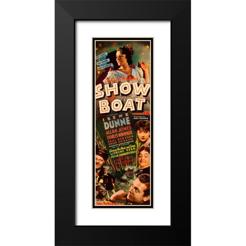 Show Boat-1936 Black Modern Wood Framed Art Print with Double Matting by Vintage Hollywood Archive