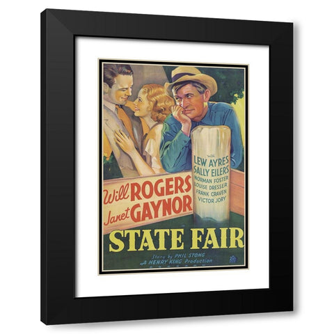 State Fair-1933 Black Modern Wood Framed Art Print with Double Matting by Vintage Hollywood Archive