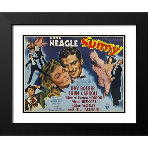 Sunny-1941 Black Modern Wood Framed Art Print with Double Matting by Vintage Hollywood Archive