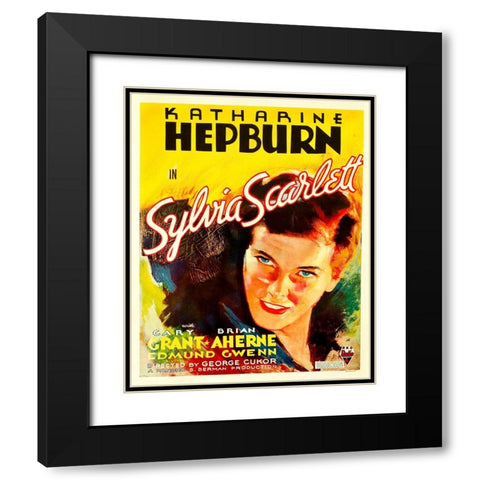 Sylvia Scarlett-1935 Black Modern Wood Framed Art Print with Double Matting by Vintage Hollywood Archive