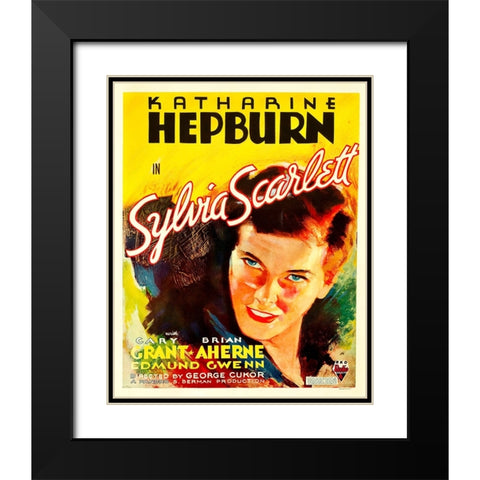 Sylvia Scarlett-1935 Black Modern Wood Framed Art Print with Double Matting by Vintage Hollywood Archive