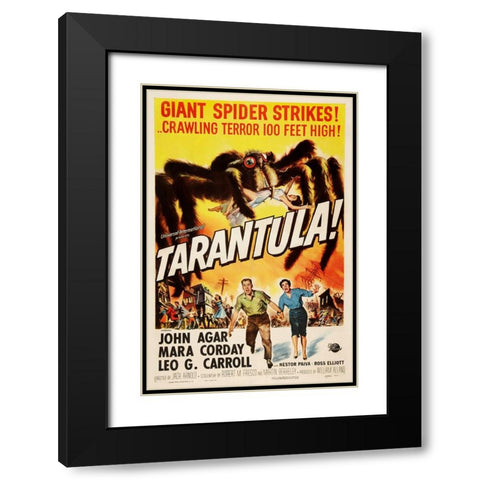Tarantula-1955 Black Modern Wood Framed Art Print with Double Matting by Vintage Hollywood Archive