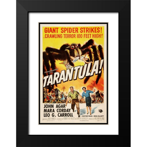 Tarantula-1955 Black Modern Wood Framed Art Print with Double Matting by Vintage Hollywood Archive