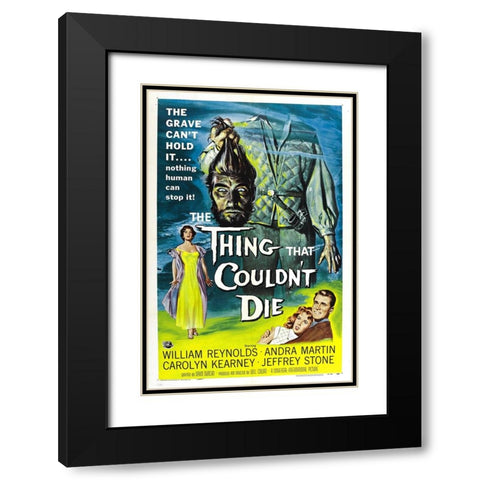 The Thing that Couldnt Die-1958 Black Modern Wood Framed Art Print with Double Matting by Vintage Hollywood Archive