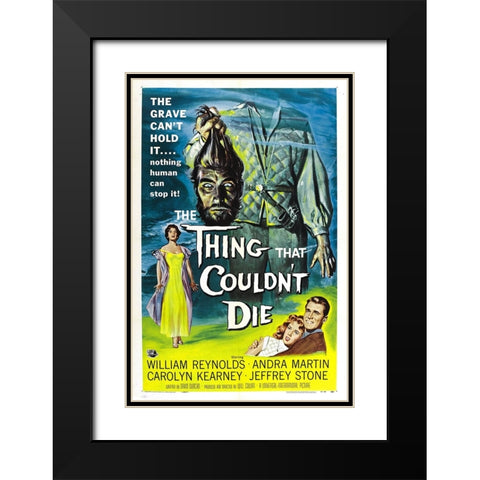 The Thing that Couldnt Die-1958 Black Modern Wood Framed Art Print with Double Matting by Vintage Hollywood Archive
