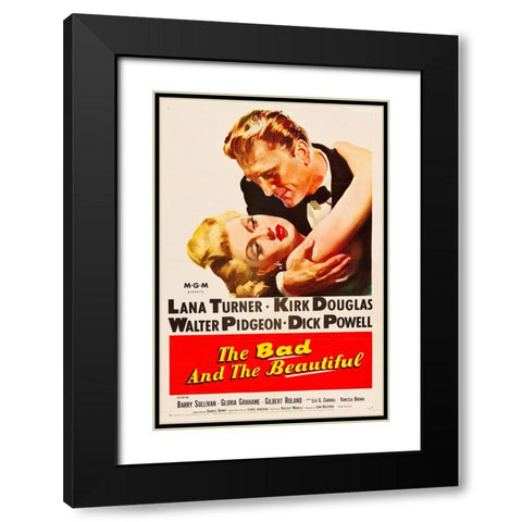 The Bad and the Beautiful-1952 Black Modern Wood Framed Art Print with Double Matting by Vintage Hollywood Archive