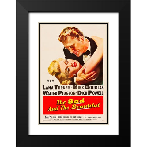 The Bad and the Beautiful-1952 Black Modern Wood Framed Art Print with Double Matting by Vintage Hollywood Archive