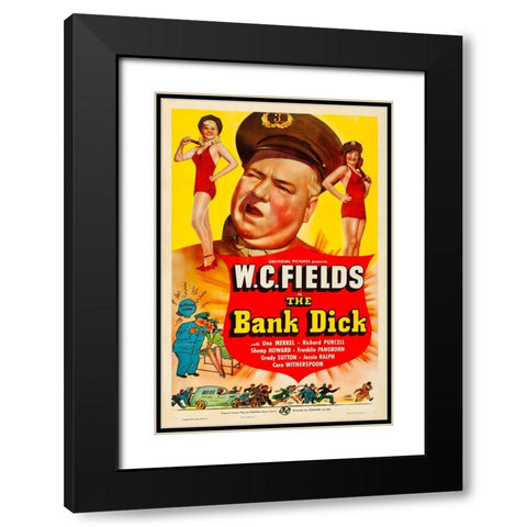 The Bank Dick-1940 Black Modern Wood Framed Art Print with Double Matting by Vintage Hollywood Archive