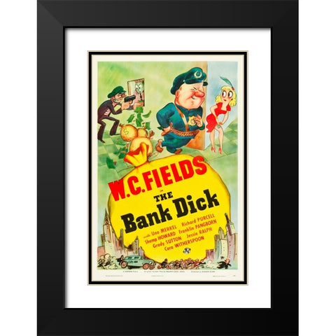The Bank Dick-1940 Black Modern Wood Framed Art Print with Double Matting by Vintage Hollywood Archive