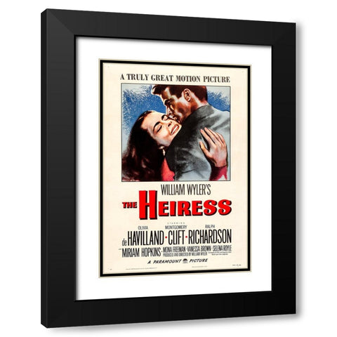 The Heiress-1949 Black Modern Wood Framed Art Print with Double Matting by Vintage Hollywood Archive