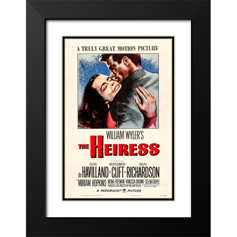 The Heiress-1949 Black Modern Wood Framed Art Print with Double Matting by Vintage Hollywood Archive