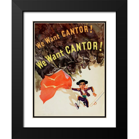 The Kid from Spain-1932 Black Modern Wood Framed Art Print with Double Matting by Vintage Hollywood Archive