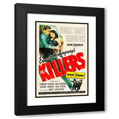 The Killers-1946 Black Modern Wood Framed Art Print with Double Matting by Vintage Hollywood Archive