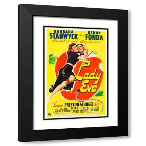 The Lady Eve-1941 Black Modern Wood Framed Art Print with Double Matting by Vintage Hollywood Archive