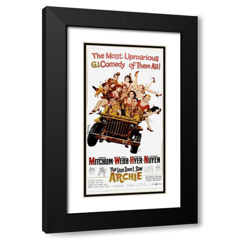 The Last Time I Saw Archie Black Modern Wood Framed Art Print with Double Matting by Vintage Hollywood Archive
