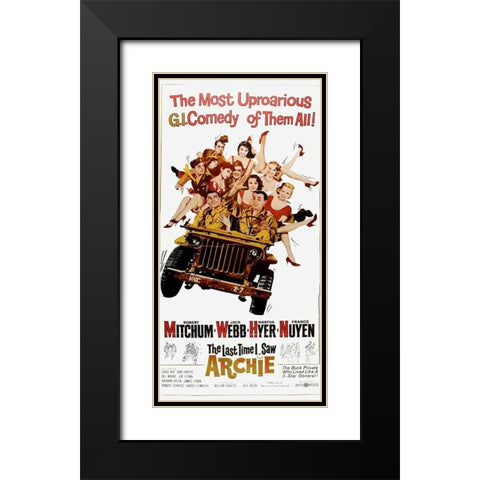 The Last Time I Saw Archie Black Modern Wood Framed Art Print with Double Matting by Vintage Hollywood Archive