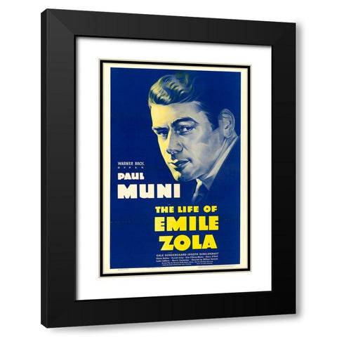 The Life of Emile Zola-1937 Black Modern Wood Framed Art Print with Double Matting by Vintage Hollywood Archive