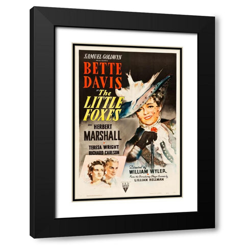 The Little Foxes-1941 Black Modern Wood Framed Art Print with Double Matting by Vintage Hollywood Archive