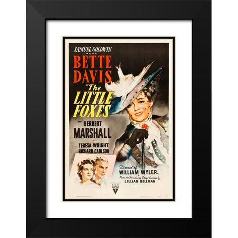 The Little Foxes-1941 Black Modern Wood Framed Art Print with Double Matting by Vintage Hollywood Archive