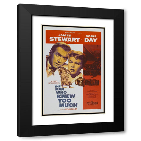 The Man who Knew Too Much-1956 Black Modern Wood Framed Art Print with Double Matting by Vintage Hollywood Archive