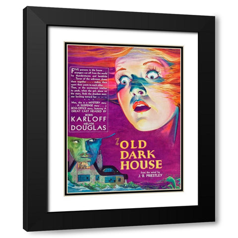 The Old Dark House-1932 Black Modern Wood Framed Art Print with Double Matting by Vintage Hollywood Archive