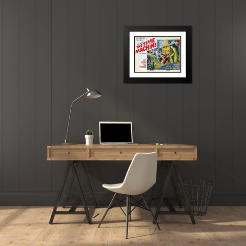 The Time Machine-1960 Black Modern Wood Framed Art Print with Double Matting by Vintage Hollywood Archive