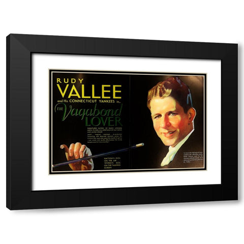 The Vagabond Lover-1929 Black Modern Wood Framed Art Print with Double Matting by Vintage Hollywood Archive