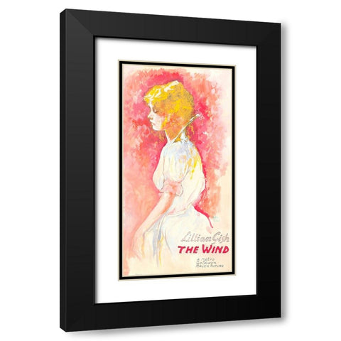 The Wind-1928 Black Modern Wood Framed Art Print with Double Matting by Vintage Hollywood Archive