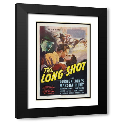 The Long Shot-1939 Black Modern Wood Framed Art Print with Double Matting by Vintage Hollywood Archive