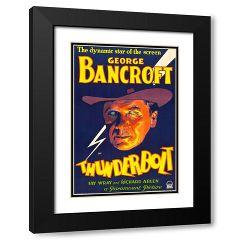 Thunderbolt-1929 Black Modern Wood Framed Art Print with Double Matting by Vintage Hollywood Archive
