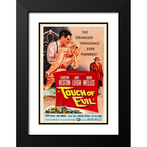 Touch of Evil-1958 Black Modern Wood Framed Art Print with Double Matting by Vintage Hollywood Archive