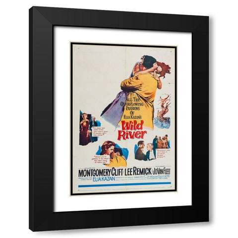 Wild River-1960 Black Modern Wood Framed Art Print with Double Matting by Vintage Hollywood Archive