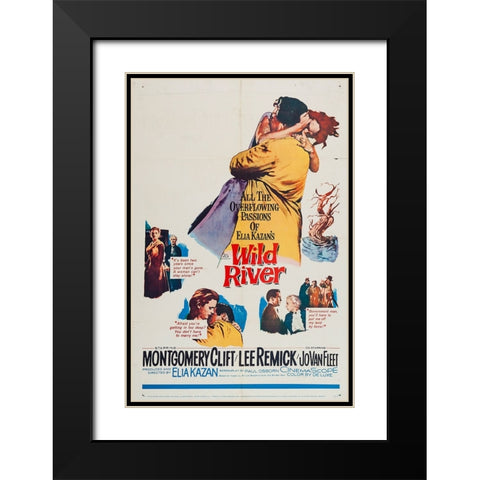Wild River-1960 Black Modern Wood Framed Art Print with Double Matting by Vintage Hollywood Archive