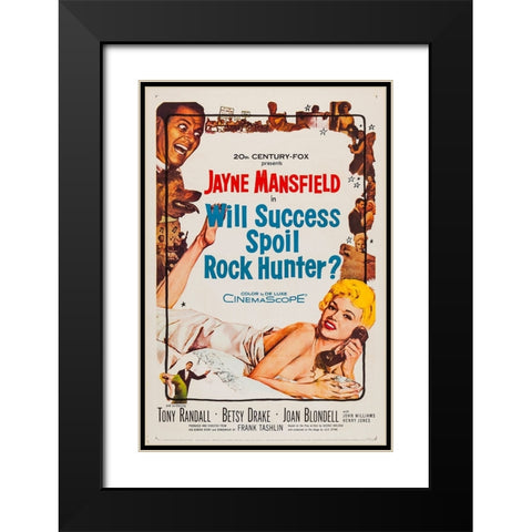 Will Success Spoil Rock Hunter-1957 Black Modern Wood Framed Art Print with Double Matting by Vintage Hollywood Archive