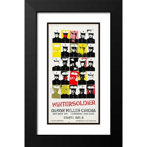 Winter Soldier-1972 Black Modern Wood Framed Art Print with Double Matting by Vintage Hollywood Archive