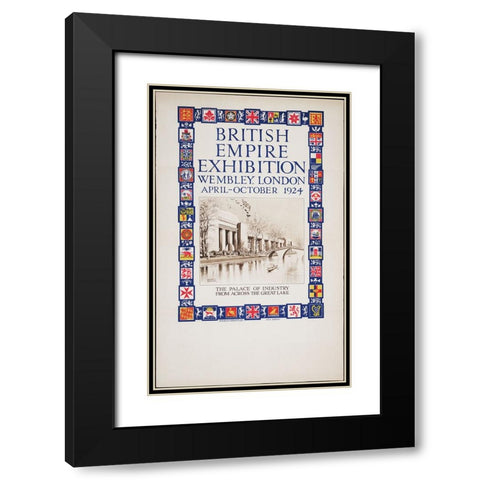 British Empire Exhibition-1924-Industry Black Modern Wood Framed Art Print with Double Matting by Worlds Fair Posters