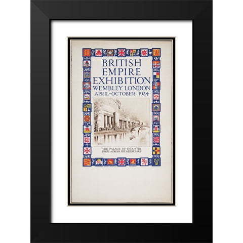 British Empire Exhibition-1924-Industry Black Modern Wood Framed Art Print with Double Matting by Worlds Fair Posters
