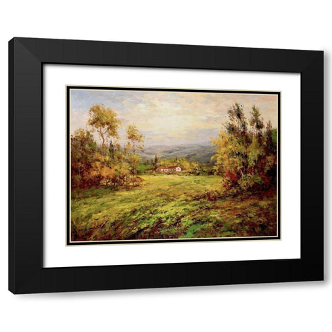 In the Countryside Black Modern Wood Framed Art Print with Double Matting by Hulsey