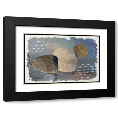 Clarification Black Modern Wood Framed Art Print with Double Matting by Naskrent, Delores