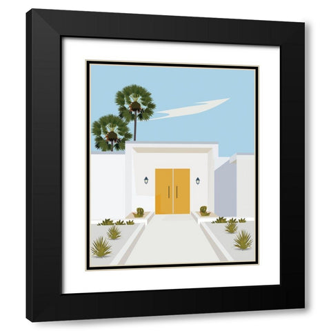 california Black Modern Wood Framed Art Print with Double Matting by ARCTIC FRAME