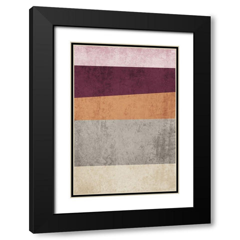 Modern minimalist I Black Modern Wood Framed Art Print with Double Matting by Orlov, Irena