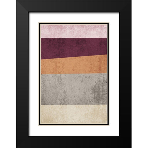 Modern minimalist I Black Modern Wood Framed Art Print with Double Matting by Orlov, Irena