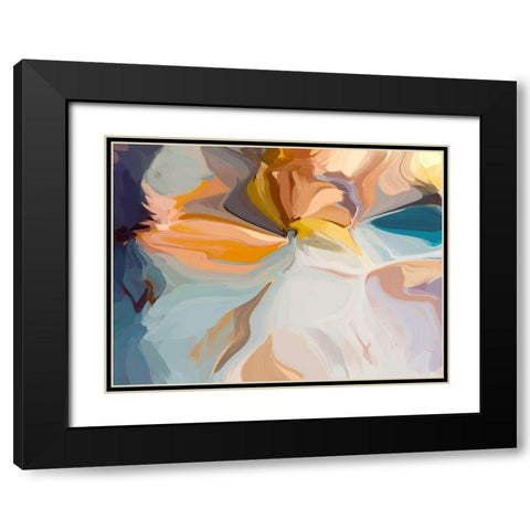 Through the Time Black Modern Wood Framed Art Print with Double Matting by Orlov, Irena