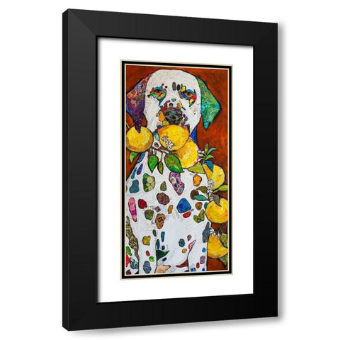 Sour Spots Black Modern Wood Framed Art Print with Double Matting by St Hilaire, Elizabeth