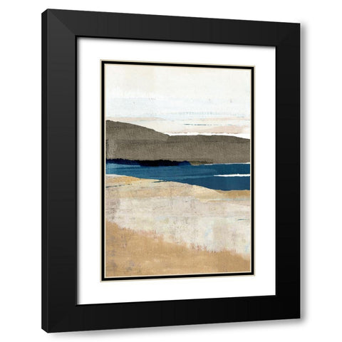 Buttermere Triptych I Black Modern Wood Framed Art Print with Double Matting by Kouta, Flora