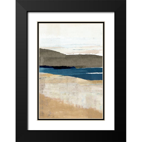 Buttermere Triptych I Black Modern Wood Framed Art Print with Double Matting by Kouta, Flora