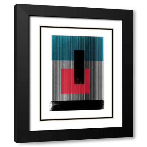 Read Between the Lines I Black Modern Wood Framed Art Print with Double Matting by Schlotzhauer, Jim