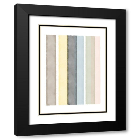 Serenity I Black Modern Wood Framed Art Print with Double Matting by Schlotzhauer, Jim